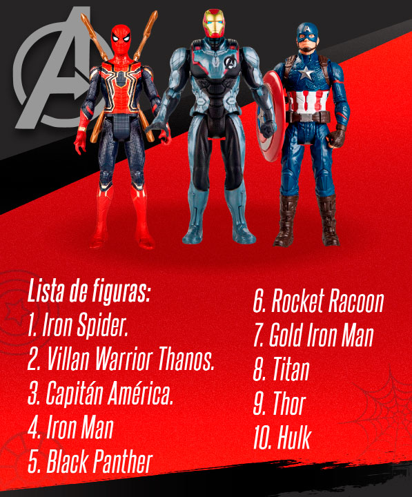 Hasbro Figurine Titan Hero Iron Spider Vengadores Avengers Marvel