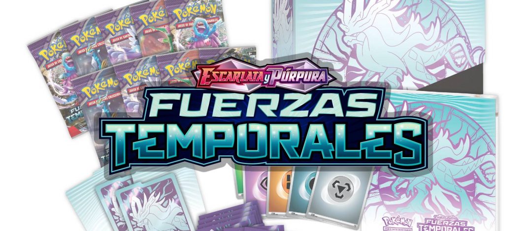 Pokémon JCC: Escarlata y Púrpura-Fuerzas Temporales, ya disponibles